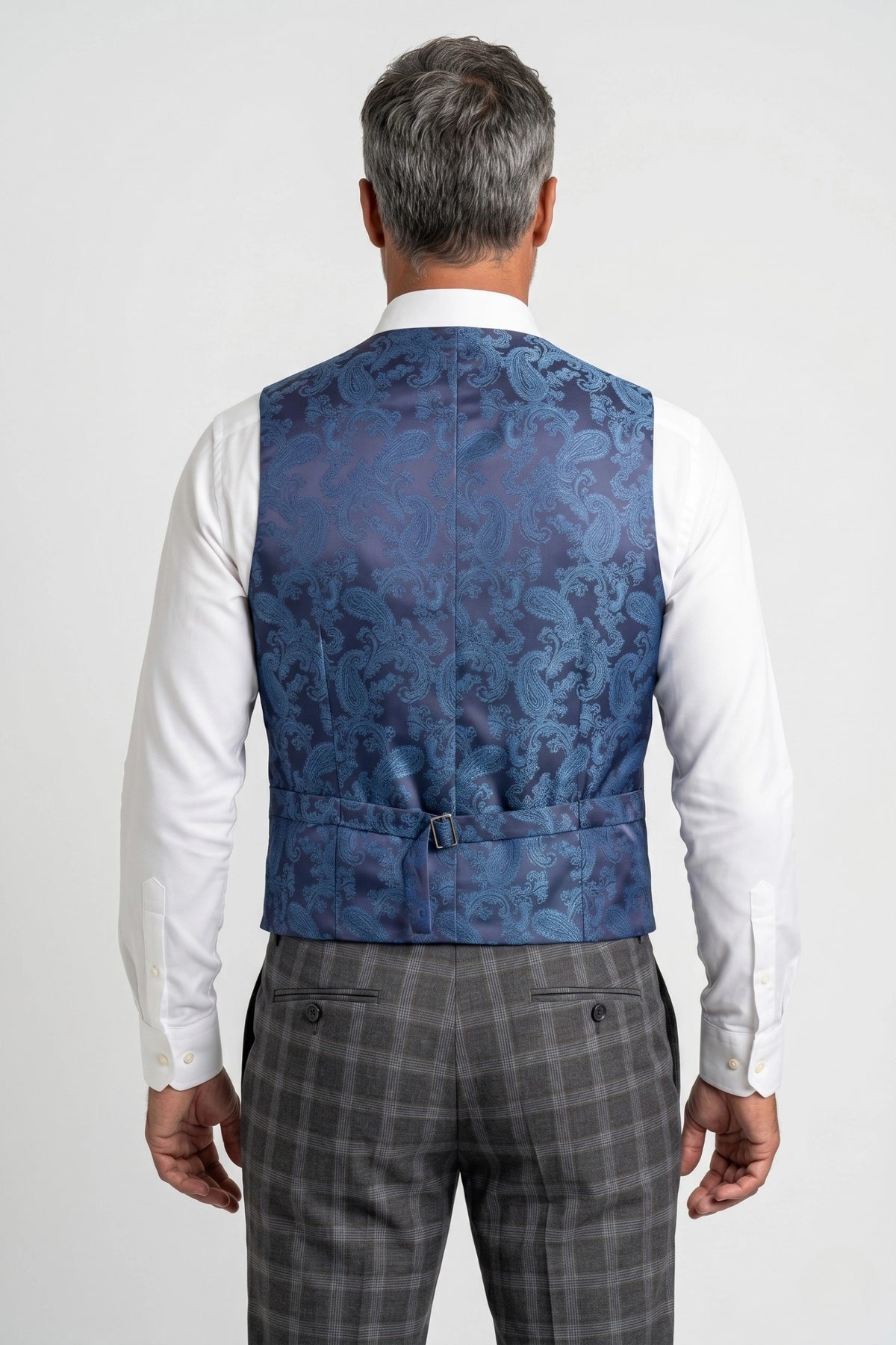 Terno Masculino Poliviscose Slim Xadrez Bellagio