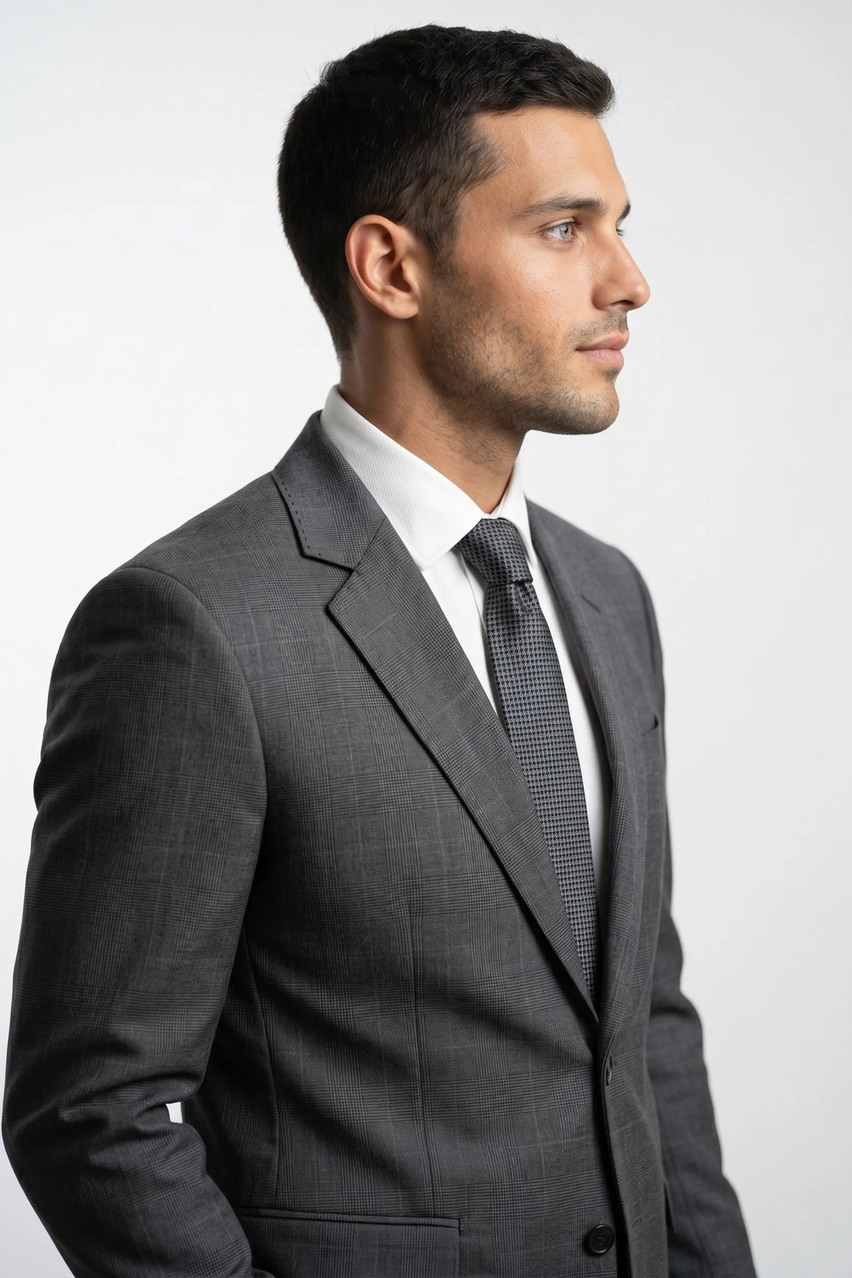 Terno Masculino Poliviscose Príncipe de Gales Windsor