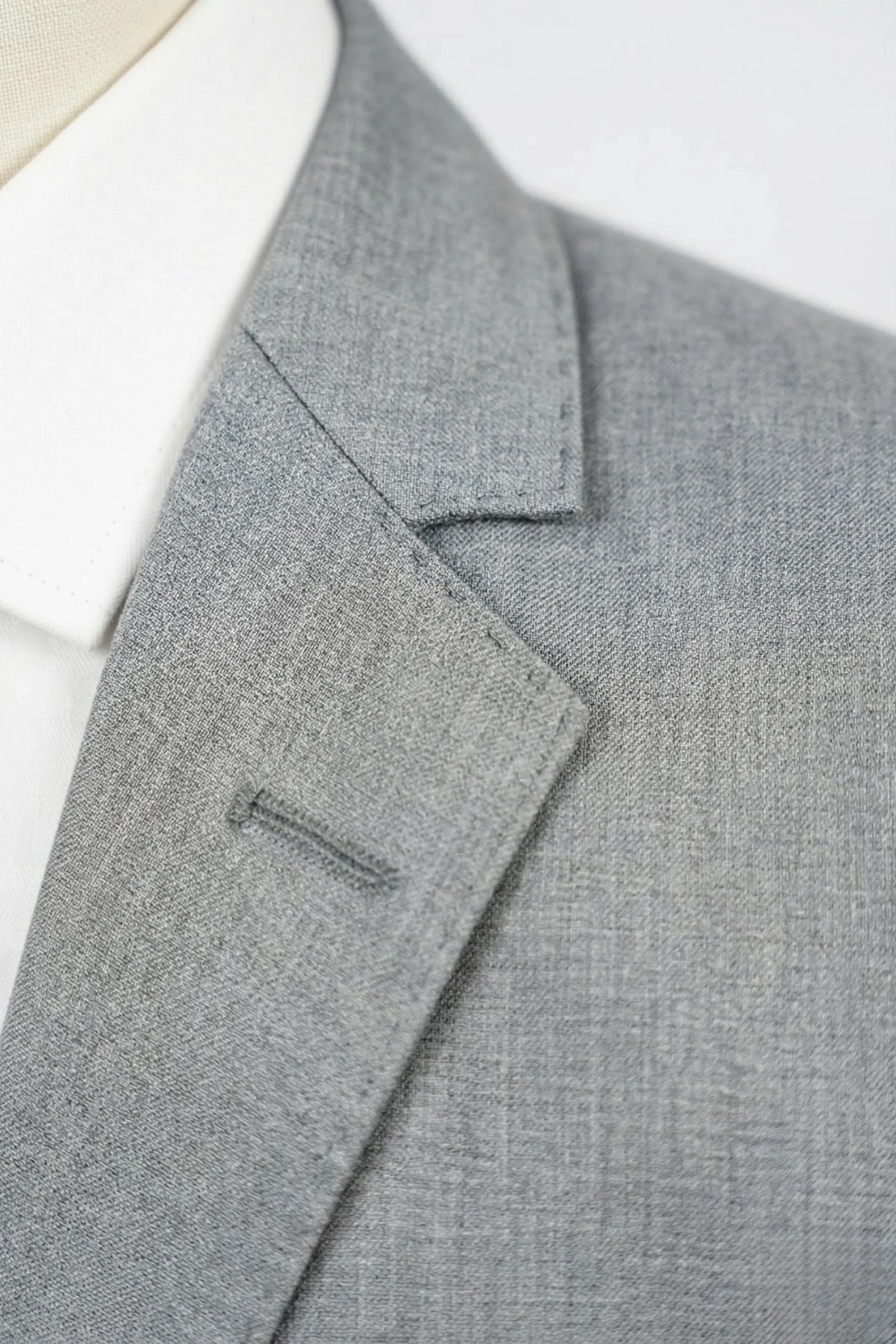Terno Masculino Poliviscose Semi Slim Cinza Platina