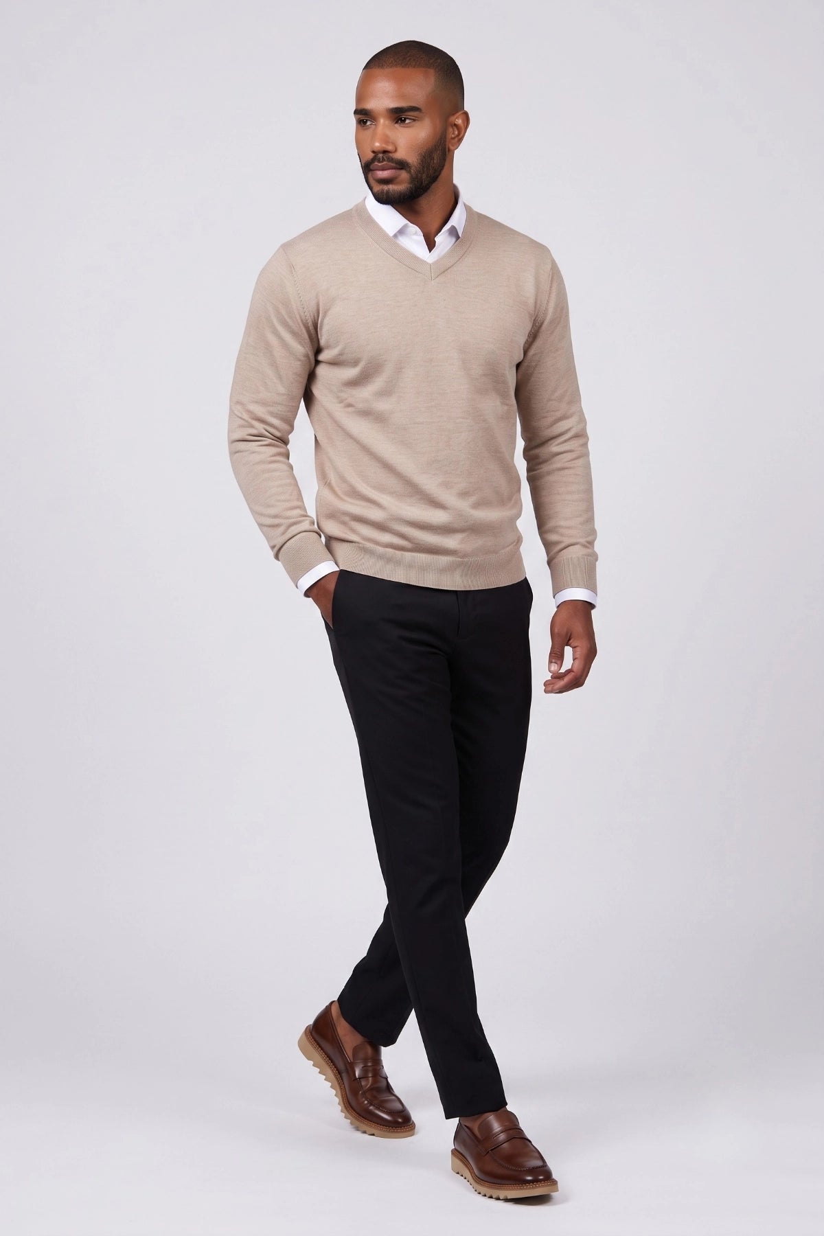 Suéter Masculino Gola V