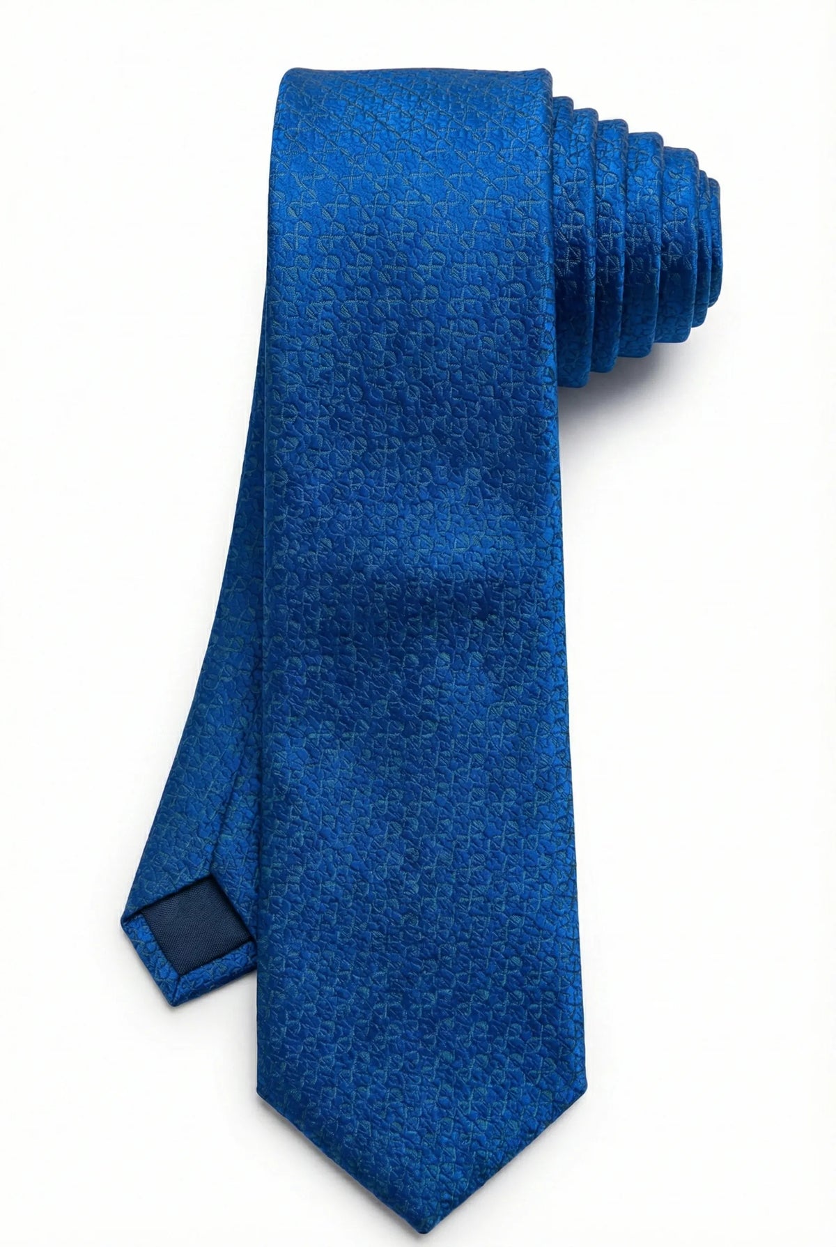 Gravata Masculina Estilo Seda Semi Slim Geométrica