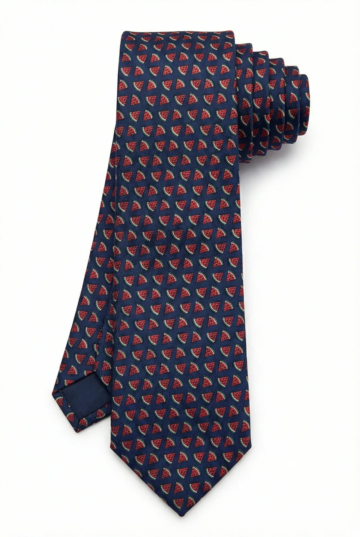 Gravata Masculina Estilo Seda Semi Slim Geométrica