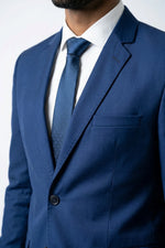Terno Masculino Poliviscose Semi Slim Azul Imperial