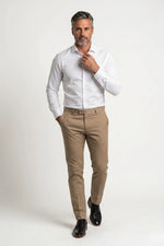 Camisa Social Slim Fit em Algodão Premium