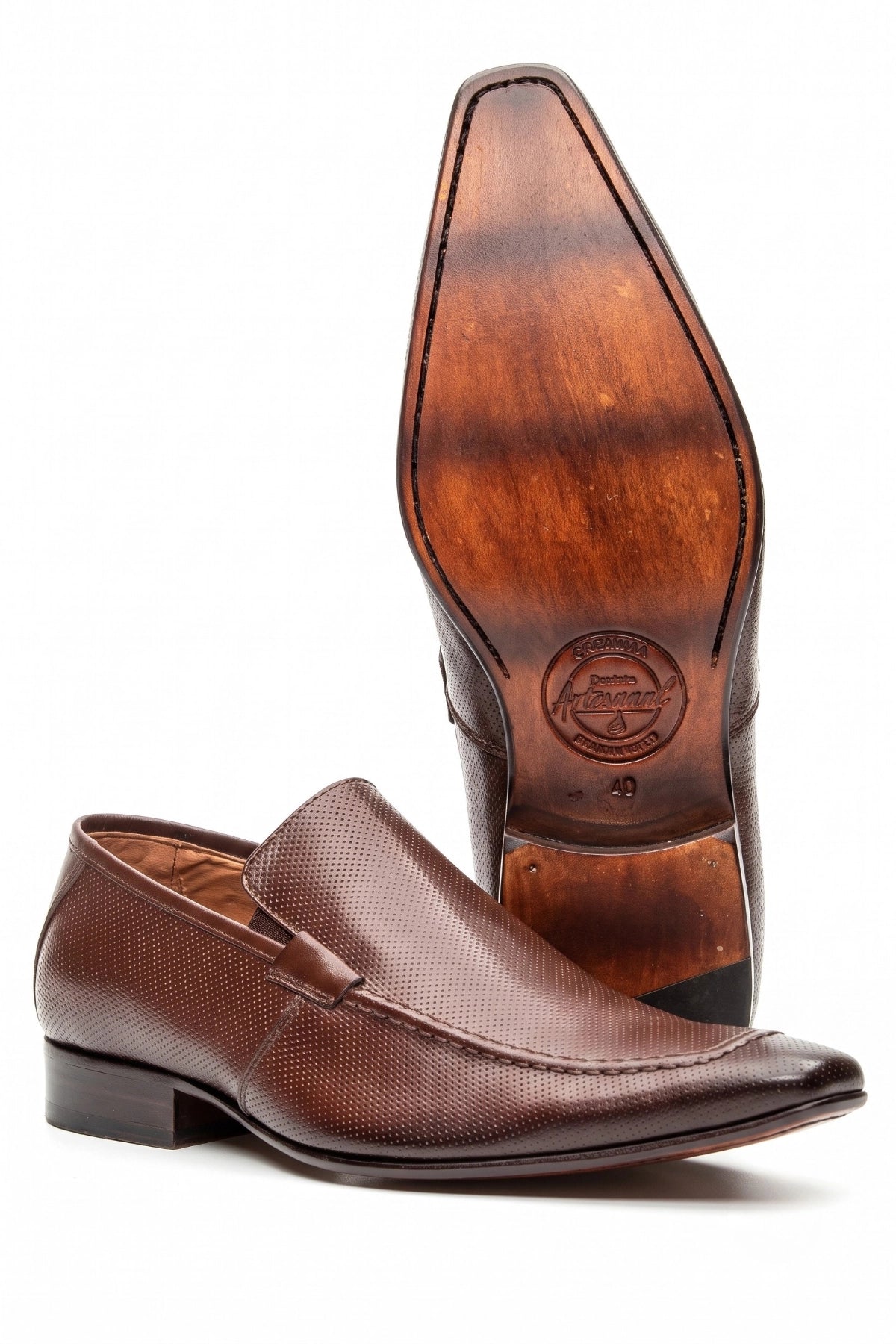 Sapato Social Loafer Couro Legítimo Premium