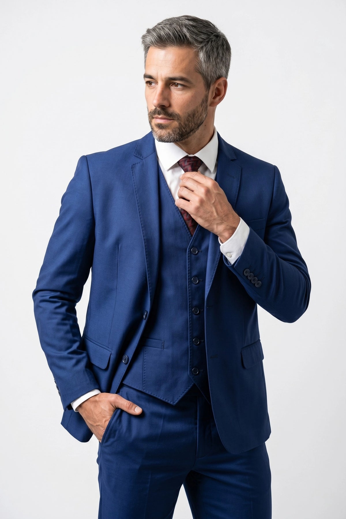 Terno Masculino Poliviscose Slim Capri