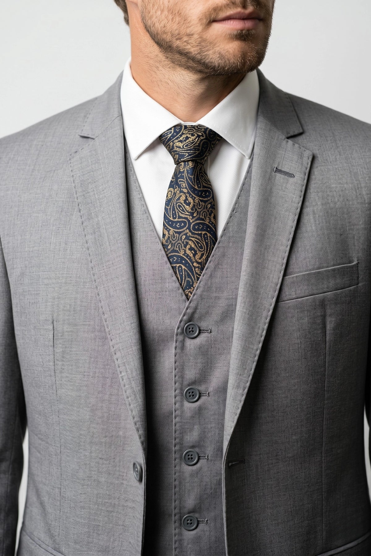 Terno Masculino Poliviscose Slim Lugano