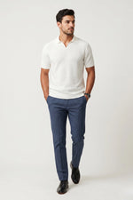 Camisa Polo Masculina Tricot V Textura