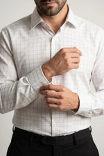 Camisa Social Masculina Xadrez Tradicional Grid