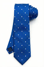 Gravata Masculina Estilo Seda Semi Slim Poá