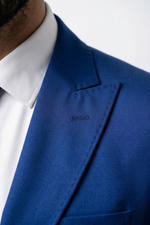 Terno Masculino Poliviscose Semi Slim Azul Bic