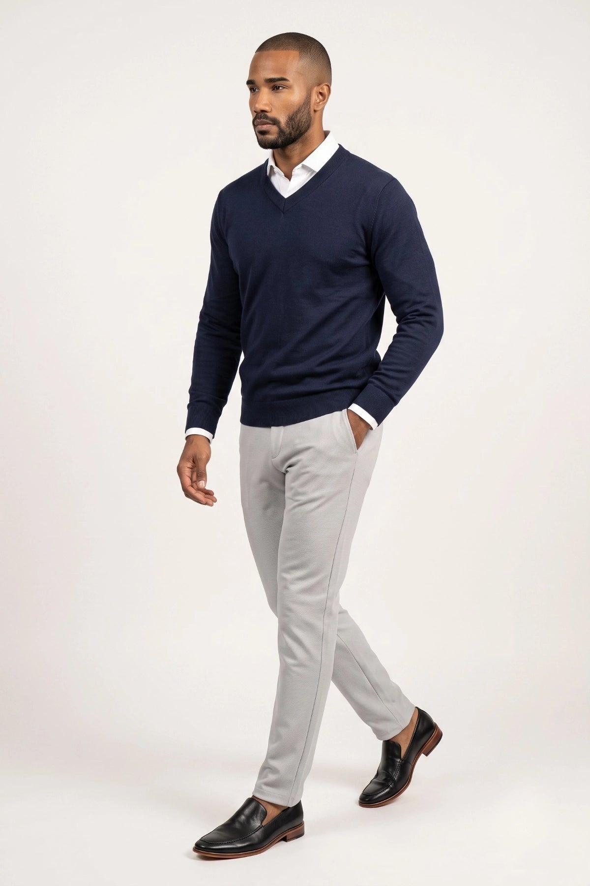 Suéter Masculino Gola V