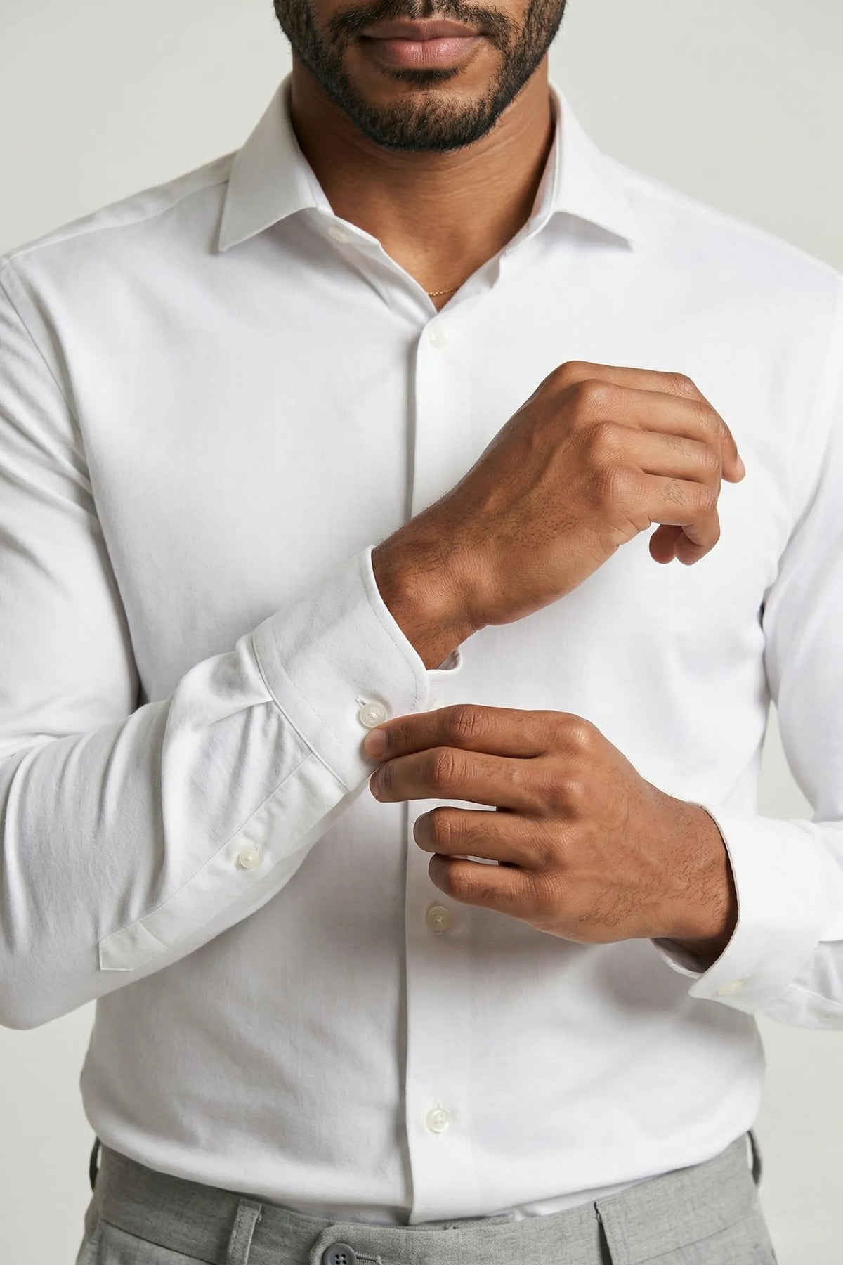 Camisa Social Slim Fit Pima Fio 80