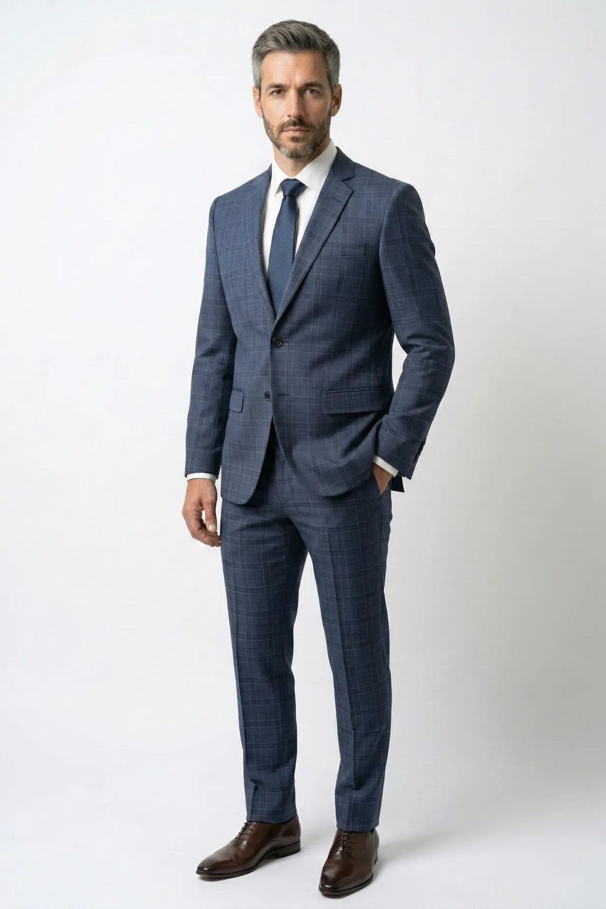 Terno Masculino Azzurro Príncipe de Gales