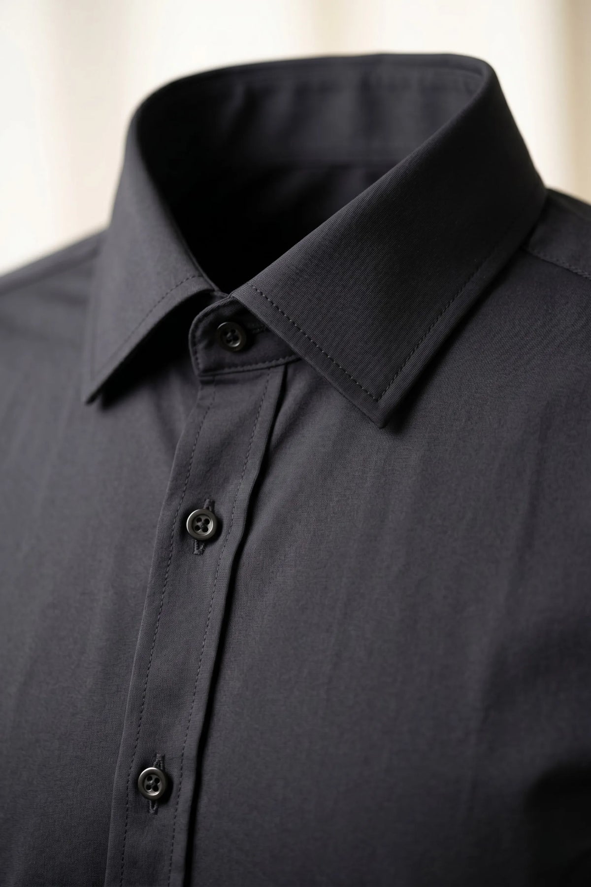 Camisa Social Masculina Slim Poliamida com Elastano
