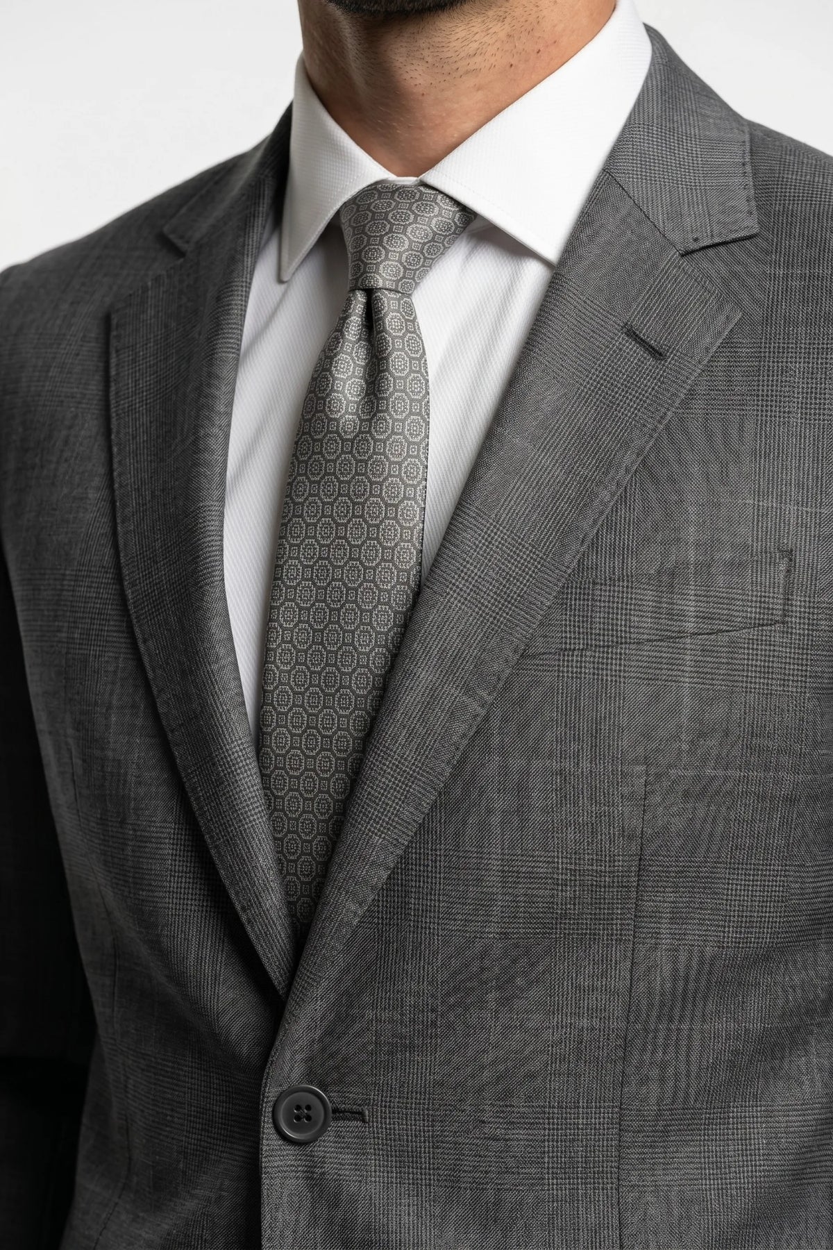 Terno Masculino Poliviscose Príncipe de Gales Windsor