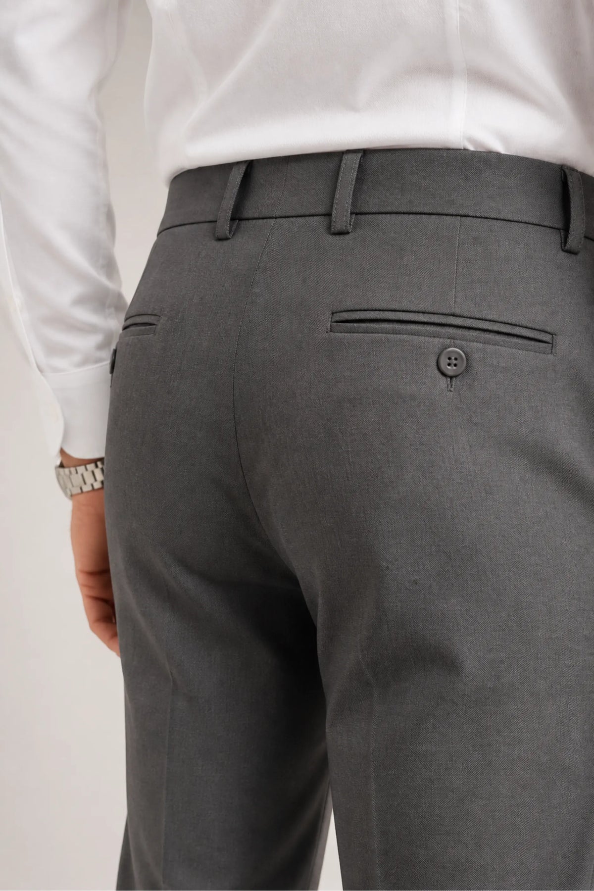 Calça Social Masculina Tradicional com Elastano
