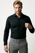 Camisa Social Tech Texturizada com Elastano