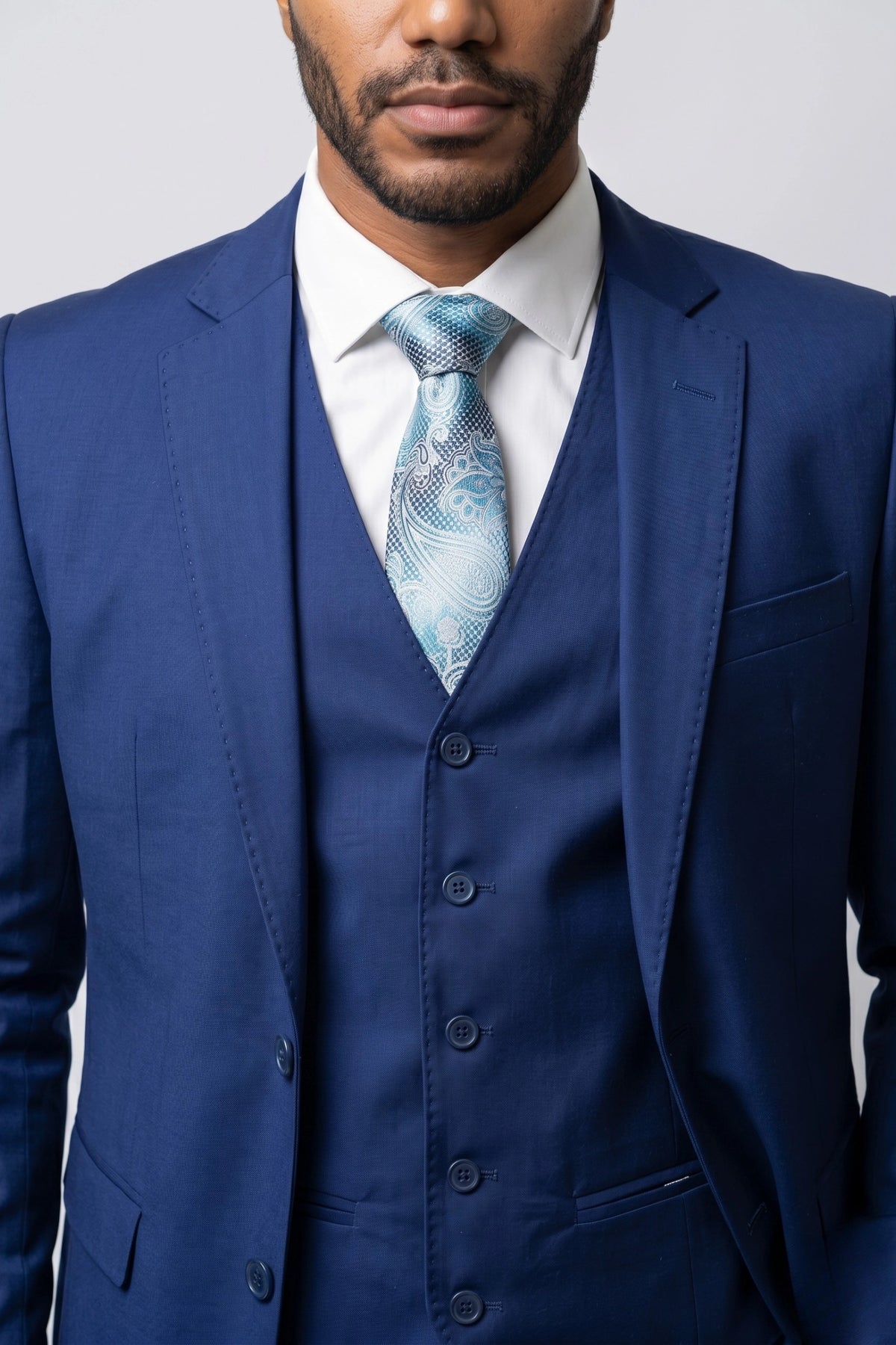Terno Masculino Poliviscose Slim Imperial Azul