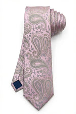 Gravata Masculina Gold Semi Slim Arabesco