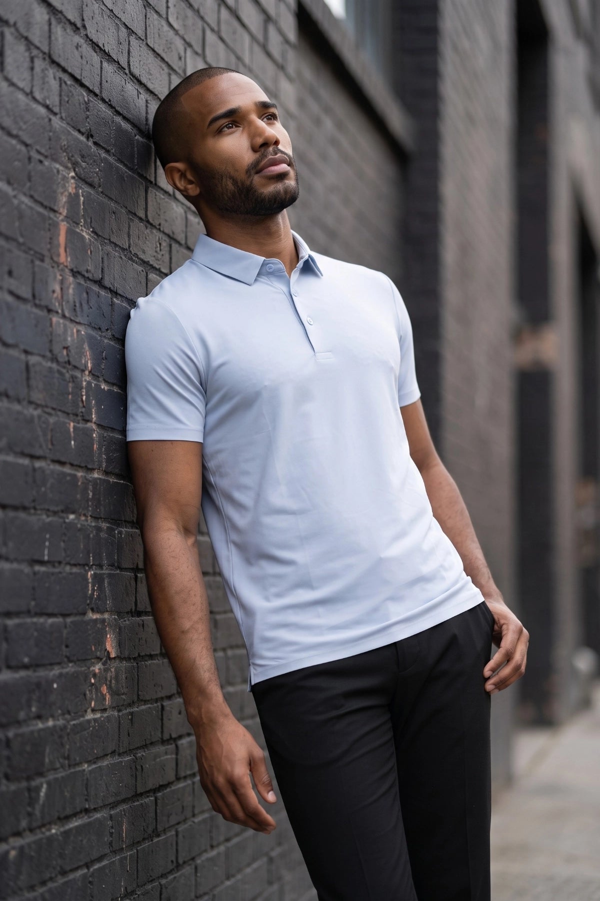 Camisa Polo Masculina Tech Slim com Elastano