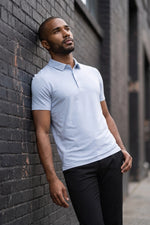 Camisa Polo Masculina Tech Slim com Elastano