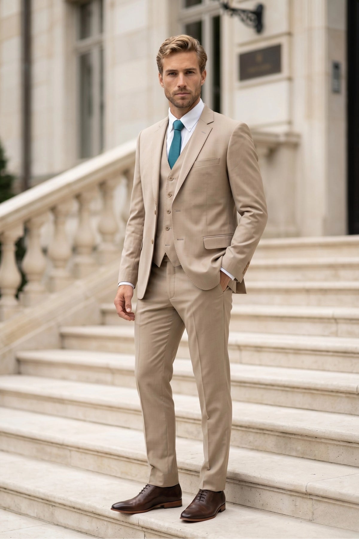 Terno Masculino Poliviscose Slim Siena