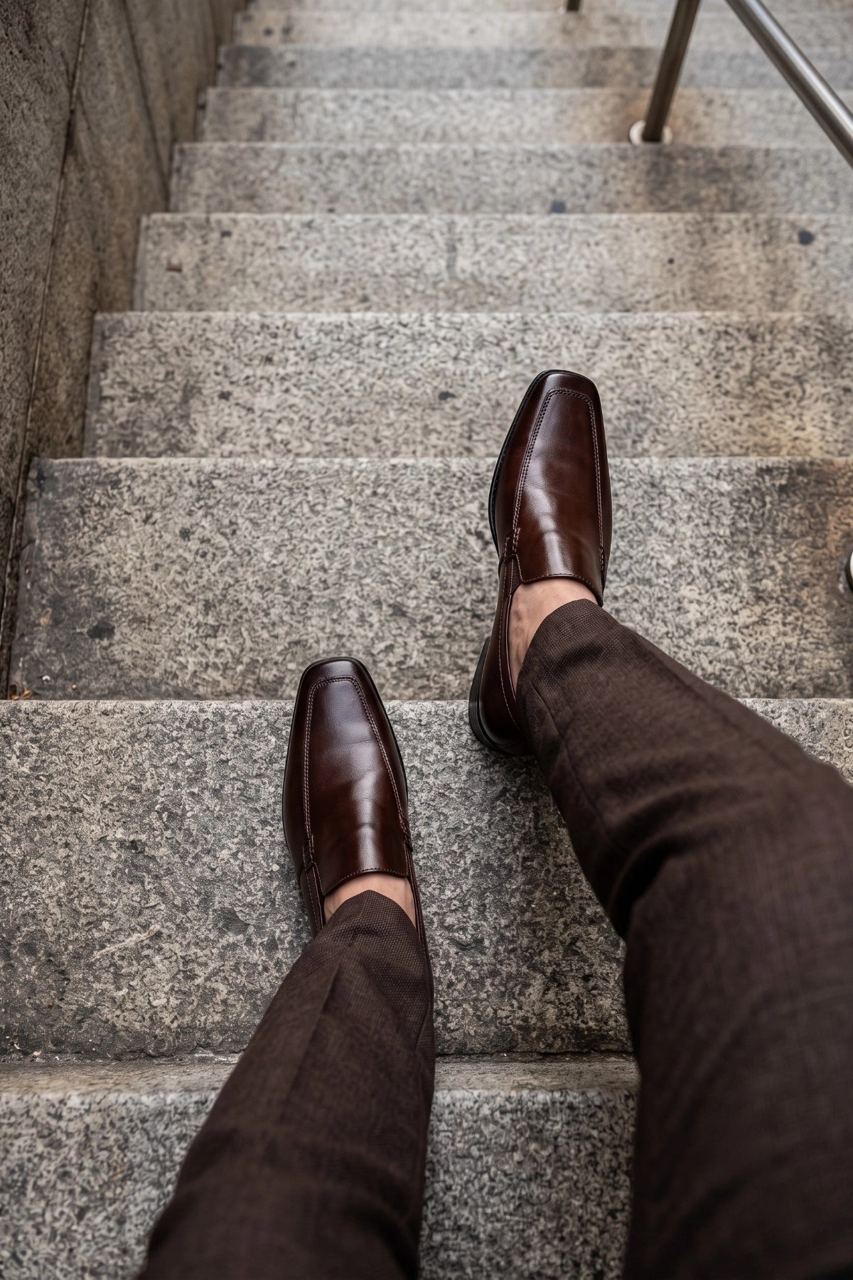 Sapato Social Loafer Italiano em Couro Legítimo