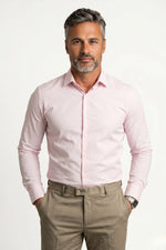 Camisa Social Slim Fit em Algodão Premium