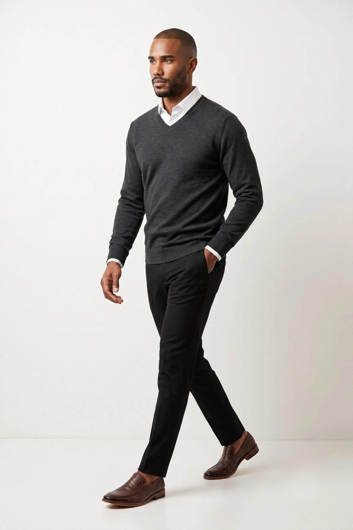 Suéter Masculino Gola V