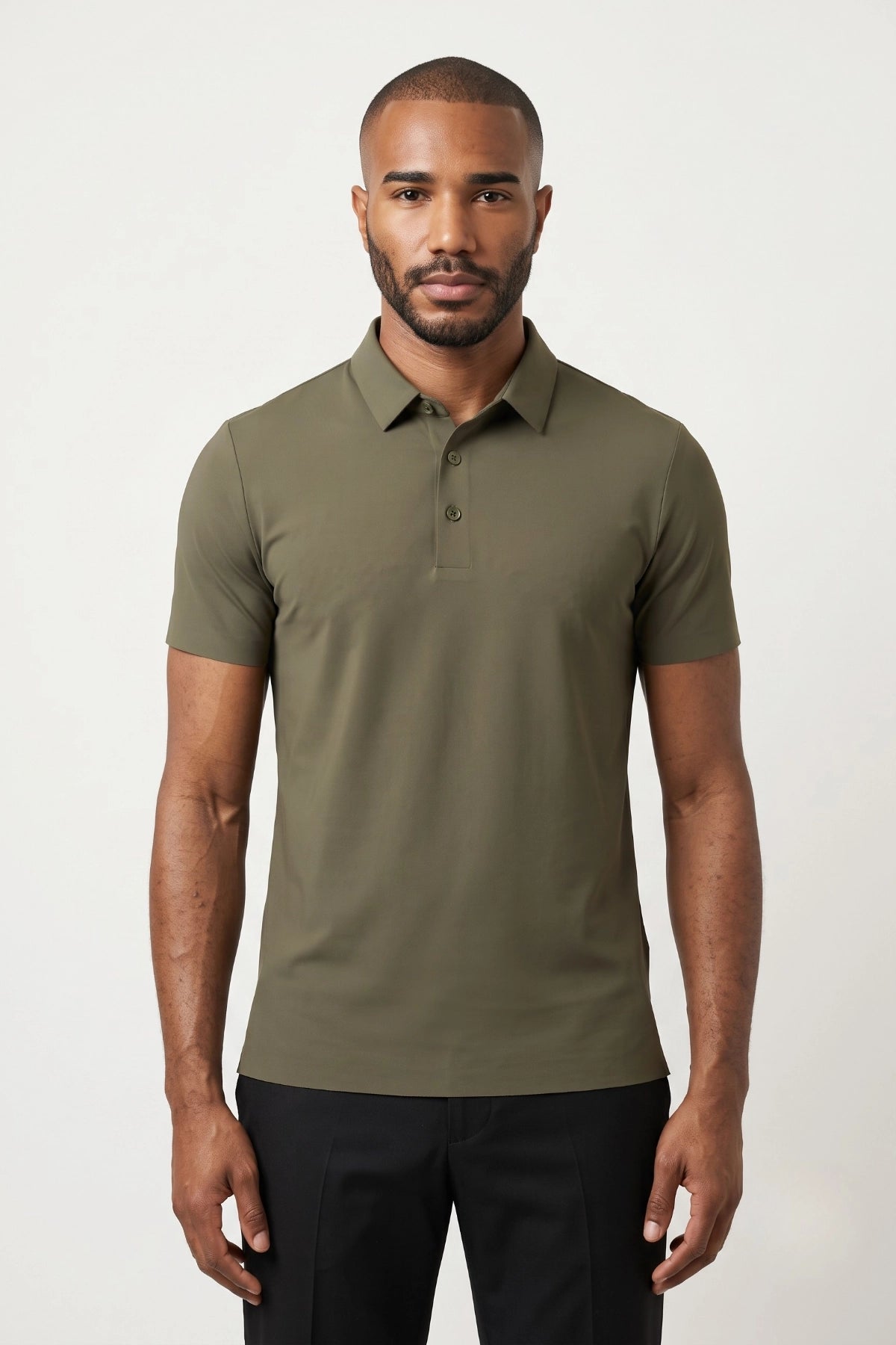 Camisa Polo Masculina Tech Slim com Elastano