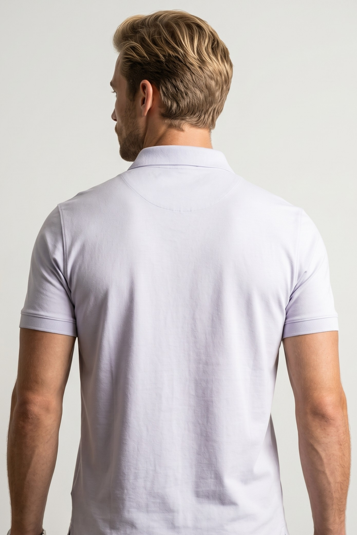 Camisa Polo em Algodão Pima com Elastano