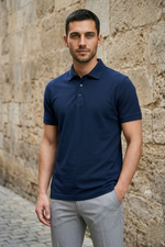 Camisa Polo Piquet Algodão Egípcio Premium