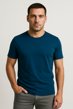 Camiseta Premium em Algodão Egípcio com Elastano Verão 2025