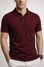 Camisa Polo Slim Pima Piquet com Elastano