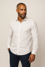 Camisa Social Slim Fit em Algodão Premium