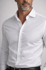 Camisa Social Slim Fit em Algodão Egípcio