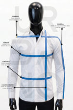 Camisa Social Masculina Xadrez Fino Tradicional