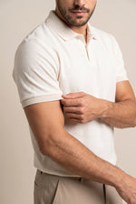 Camisa Polo Masculina Malha River Texturizada