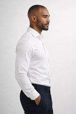 Camisa Social Slim Fit Pima Fio 80