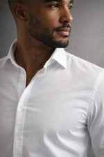 Camisa Social Slim Fit Pima Fio 80