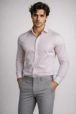 Camisa Social Slim Fit em Algodão Premium