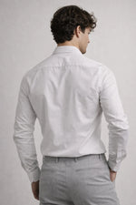Camisa Social Slim Fit em Algodão Premium