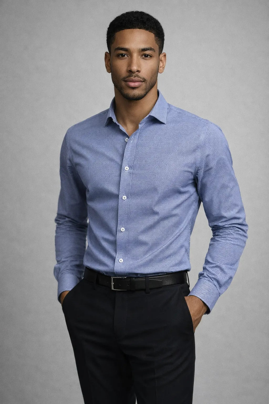 Camisa Social Slim Premium Quadriculada