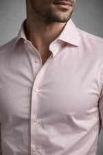 Camisa Social Slim Rosa Premium