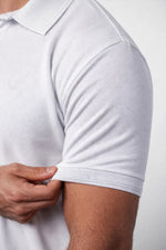 Camisa Polo Slim Algodão Piquet com Elastano