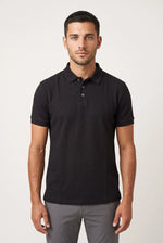 Camisa Polo Masculina Malha Veneza Texturizada