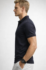 Camisa Polo Slim Pima Piquet com Elastano