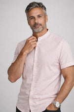 Camisa Sarja Estonada com Gola Padre MC