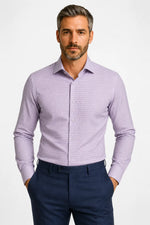 Camisa Social Masculina Xadrez Médio Tradicional